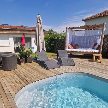 La Serenite Balinaise, Chambre Et Sdb Privee, Jardin , Piscine Et Jacuzzi En Saison, Pres De Chantilly, Parc Asterix Et Cdg Et Paris En 20' Орри-ла-Виль Экстерьер фото