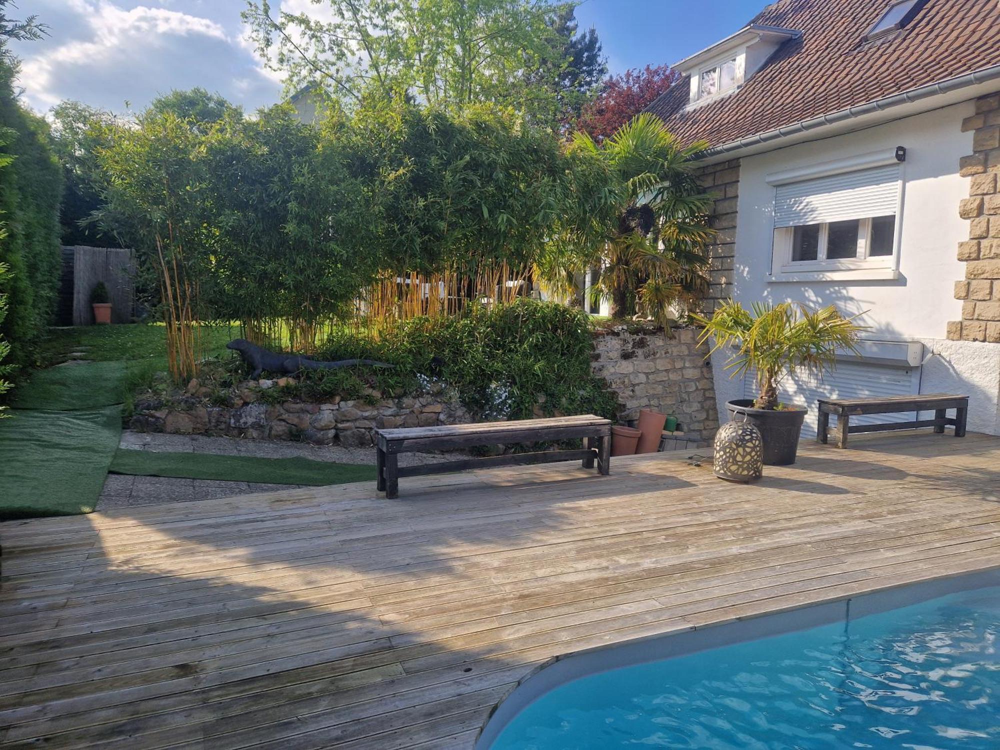 La Serenite Balinaise, Chambre Et Sdb Privee, Jardin , Piscine Et Jacuzzi En Saison, Pres De Chantilly, Parc Asterix Et Cdg Et Paris En 20' Орри-ла-Виль Экстерьер фото